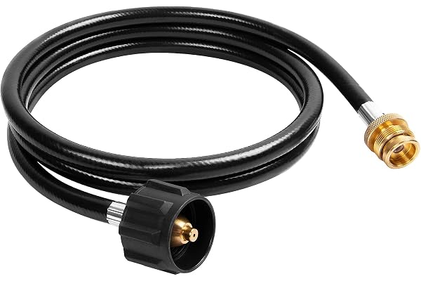 SHINESTAR 6 FT Propane Hose Adapter - Compatible with Coleman Camping Stove, Weber Q Grill, Lanterns, Buddy Heaters and More