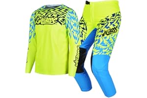 Willbros Youth Jersey Pant Combo for Kids MX Motocross Gear Set Childen Racewear Off-road MTB ATV Motorcycle Boys Girls