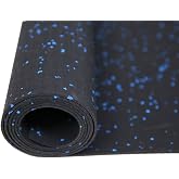 RevTime Treadmill Mat 6.5'x3' (78"x36") Heavy Duty Fitness Equipment Rubber Mat Black