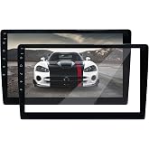 Toeeklsa Tempered Glass Screen Protector for 10.1 inch Universal Car Radio | Double Din Android Car Radio Screen Protector Scratches Protection Super Sharpness 9H High Hardness Waterproof