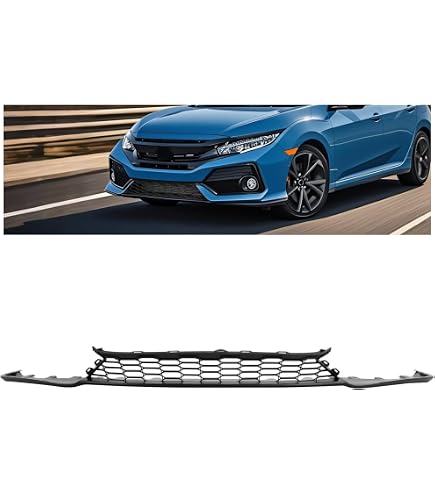 ECOTRIC Aileron de coffre arrière compatible avec Honda Civic 4 portes ECOTRIC Aileron de coffre arrière compatible avec Honda Civic 4 portes