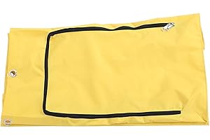 NIYANGLE Waterproof Zippered Janitorial Cart Bag, Thickened Large Capacity Replacement Cleaning Cart Bag