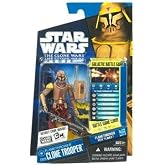 Star Wars Clone Wars Animated 2010 Figure Flamethrower Clone Trooper #26