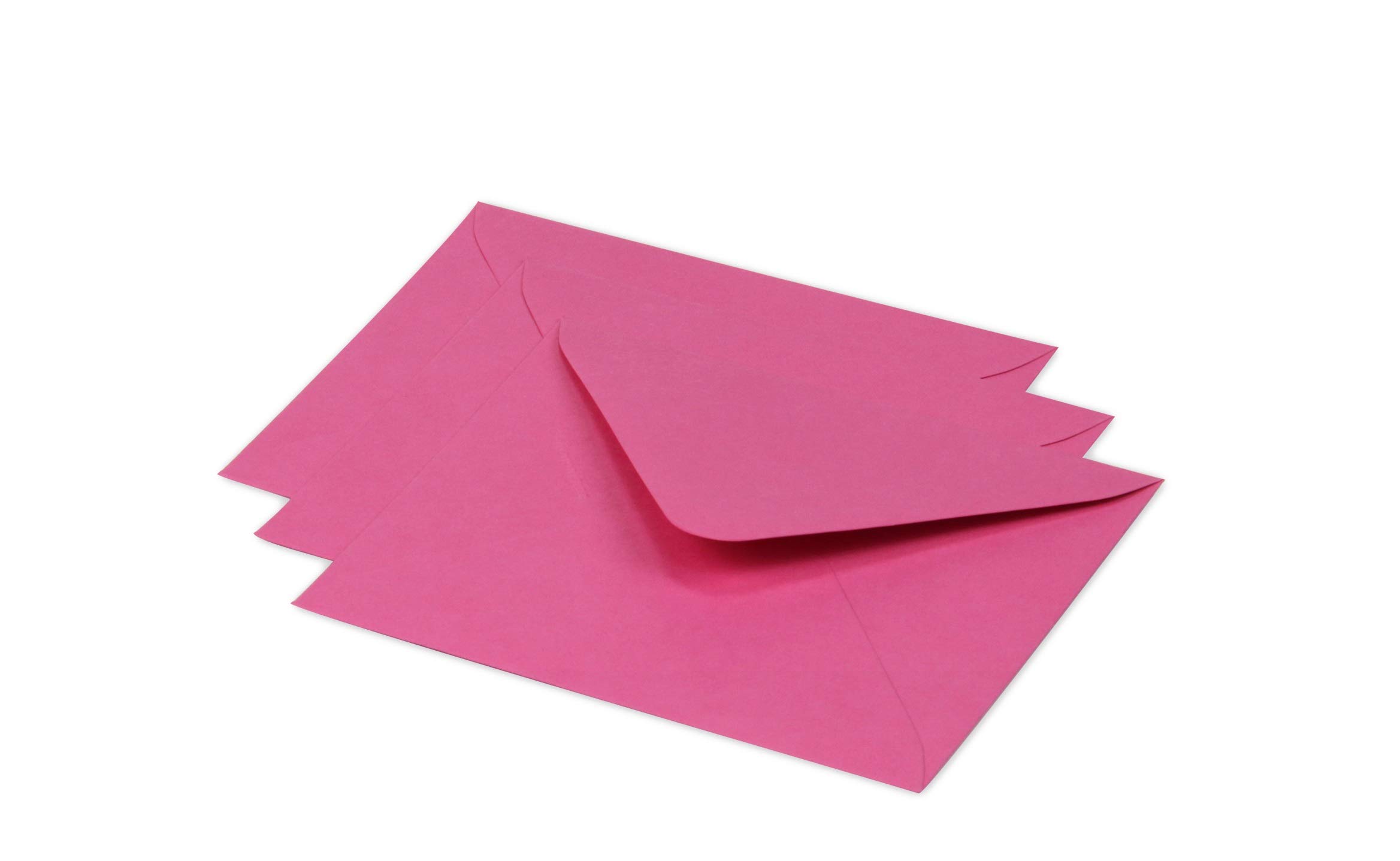 Clairefontaine 60157C Pack of 20 Gummed Envelopes Format 12,5x13,8cm 120g/m² Intensive Pink Invitation Events Correspondence Range Pollen Premium Smooth Paper — image 1