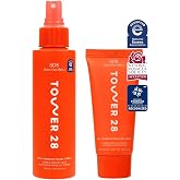 Tower 28 SOS Skin Care Set - Facial Spray (4 Oz) + Barrier Recovery Cream (1.86 Oz) - Hypochlorous Acid Spray to Calm Irritation + Redness + Hydrating Face Moisturizer with Hyaluronic Acid (2 Count)