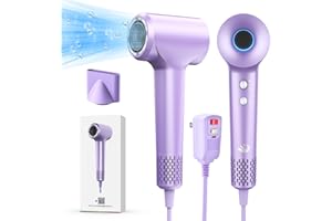 KARFUN Hair Dryer, 110000 RPM High-Speed Brushless Motor Fast Drying Blow Dryer, 57dB Low Noise Hair Dryer for Home or Travel