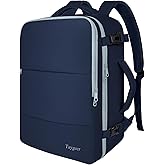 Taygeer Personal Item Backpack for Women, 35L Travel Backpack with Laptop Compartment & USB Charging Port, Lightweight Work Back pack for Weekend Business, Gifts, Ink Blue