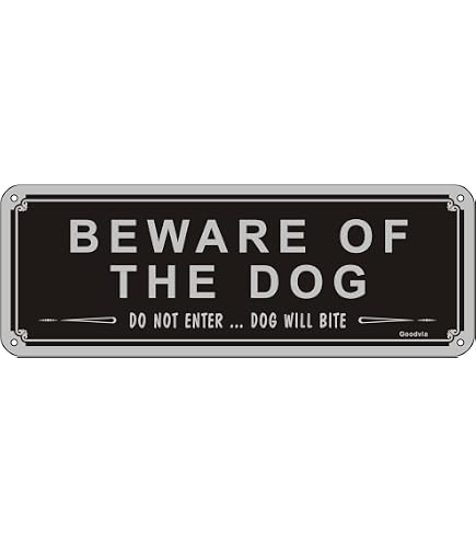 Panneau D'avertissement 'Danger Chow Chow' En Aluminium 20x30 Cm - Déco Et Sécurité Pour Jardin