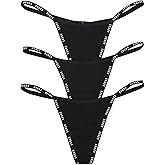 Bonds womens Thong Underwear 3-pack – Breathable Cotton Blend, Soft Stretch, Everyday Comfort