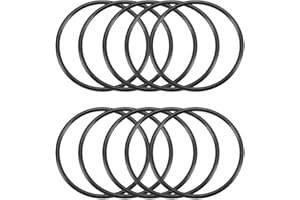 uxcell Nitrile Rubber O-Rings 65mm OD 59mm ID 3mm Width, Metric Sealing Gasket, Pack of 10