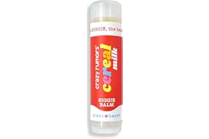 Crazy Rumors Biggie Cereal Milk Flavored All Natural, Plant Based Lip Balm to Moisturize and Nourish your Lips - Cereal Milk Biggie Tube 0.6 oz (4x Larger than standard 0.15 oz lip balm)
