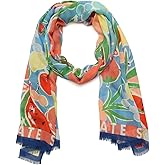 kate spade new york Women's Summer Fruit Viscose Oblong Scarf, Stylish & Lightweight Fashion Accessory