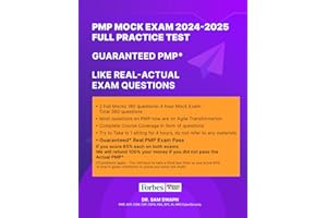 PMP Exam 2024-2025- 2 Full Mock Practice Test- Like Real- Actual PMP Exam- 4 Hour- 180 Questions: PMBOK 7th Edition 2021 & Process Guide 2023 Based.