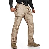 IDOGEAR Flex Tactical Pants Men's Ripstop Trousers Water-Resistant Lightweight Cargo Hiking Work Pants for Urban & Outdoor
