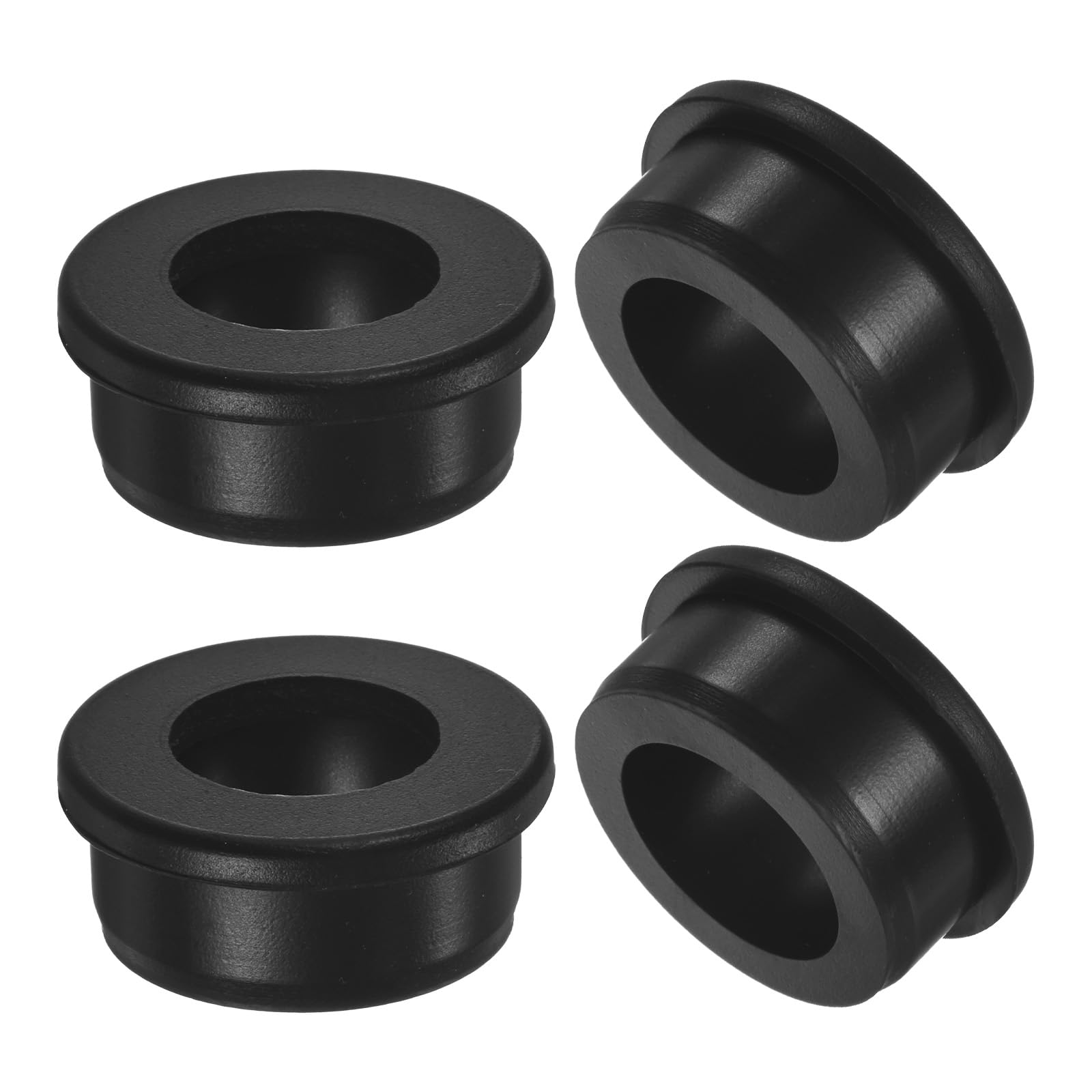 Photo 1 of M METERXITY 4-Pack 1-5/16 Inch Drill Hole, 7/8 Inch ID Silicone Rubber Grommets for Wiring, Wire Cable, Hole Plugs, Automotive, Firewall, Desk, Water Pipe, Hydroponic [Black]