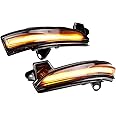 KYYET Left Right Led Side Mirrors Sequential Dynamic Turn Signal Lights Blinker Indicator Strip Compatible with 2013-2020 Ford Fusion