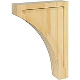 BingLTD - 9" Corbel Solid Pine Bracket - 1 PC (C620-UNF-FBA)
