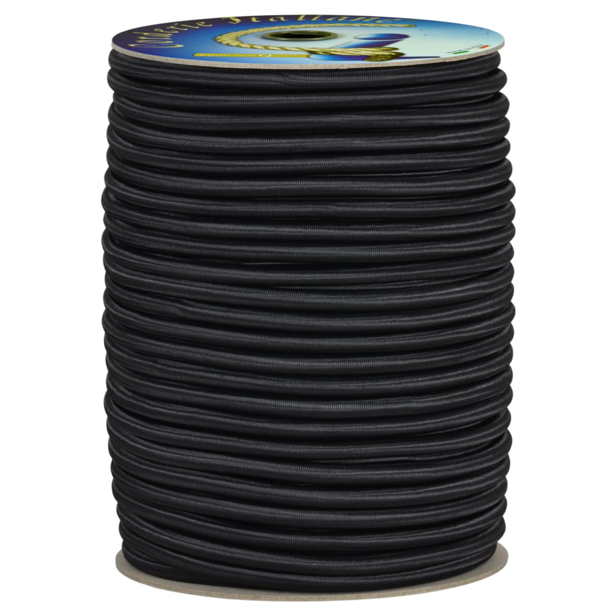 Corderie Italiane 2011965 – 00 Braid Elastic, 4 mm, 200 MT, Black