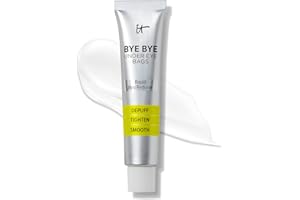 IT Cosmetics Bye Bye Under Eye Bags Treatment For Women & Men – Temporary Eye Bag Reducer & Undereye Corrector Depuffs, Tightens, Smooths & Reduces Look of Wrinkles & Fine Lines - 0.5 Fl. Oz