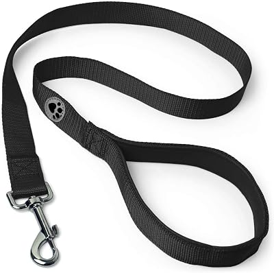 igadgitz home Padded Handle Dog Lead Leash 180cm Black 6ft