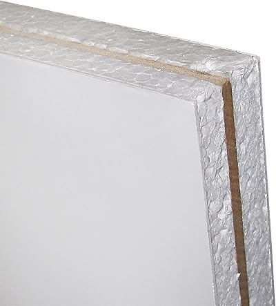 Truly PVC Supplies White UPVC Half Door Panel 750x750mm MDF Reinforced 28mm