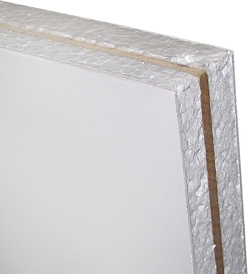 Truly PVC Supplies White UPVC Half Door Panel 750x750mm MDF Reinforced 28mm