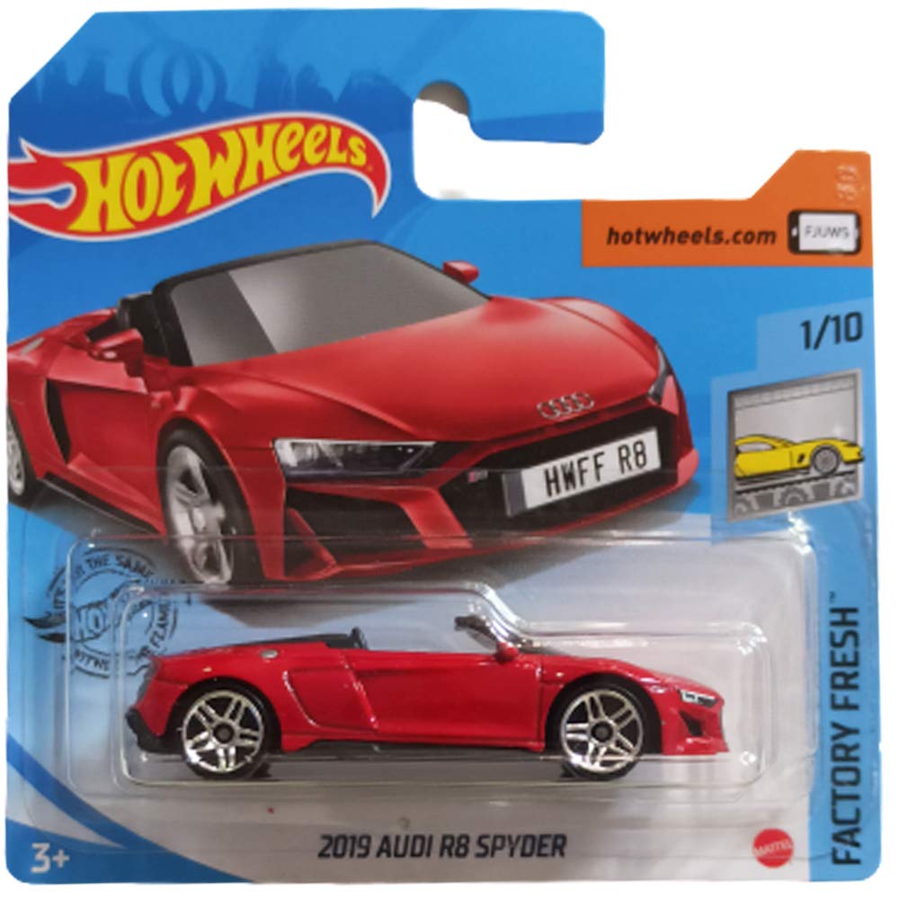 Hot Wheels 2019 Audi R8 Spyder Factory Fresh 1/10 2020 (175/250) Short card