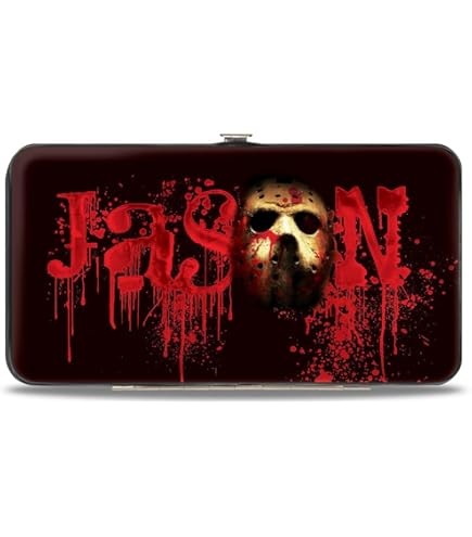 Buckle-Down Friday The 13th Jason Bifold Wallet - Canvas, 4x3.5 Inches, Officially Licensed