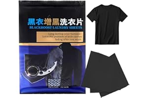 Clothing Darkening Sheet | 50 Pieces/Bag Black Clothes Dye, Blackening Restore Color Sheets, Color Fixing Brightening, Black 