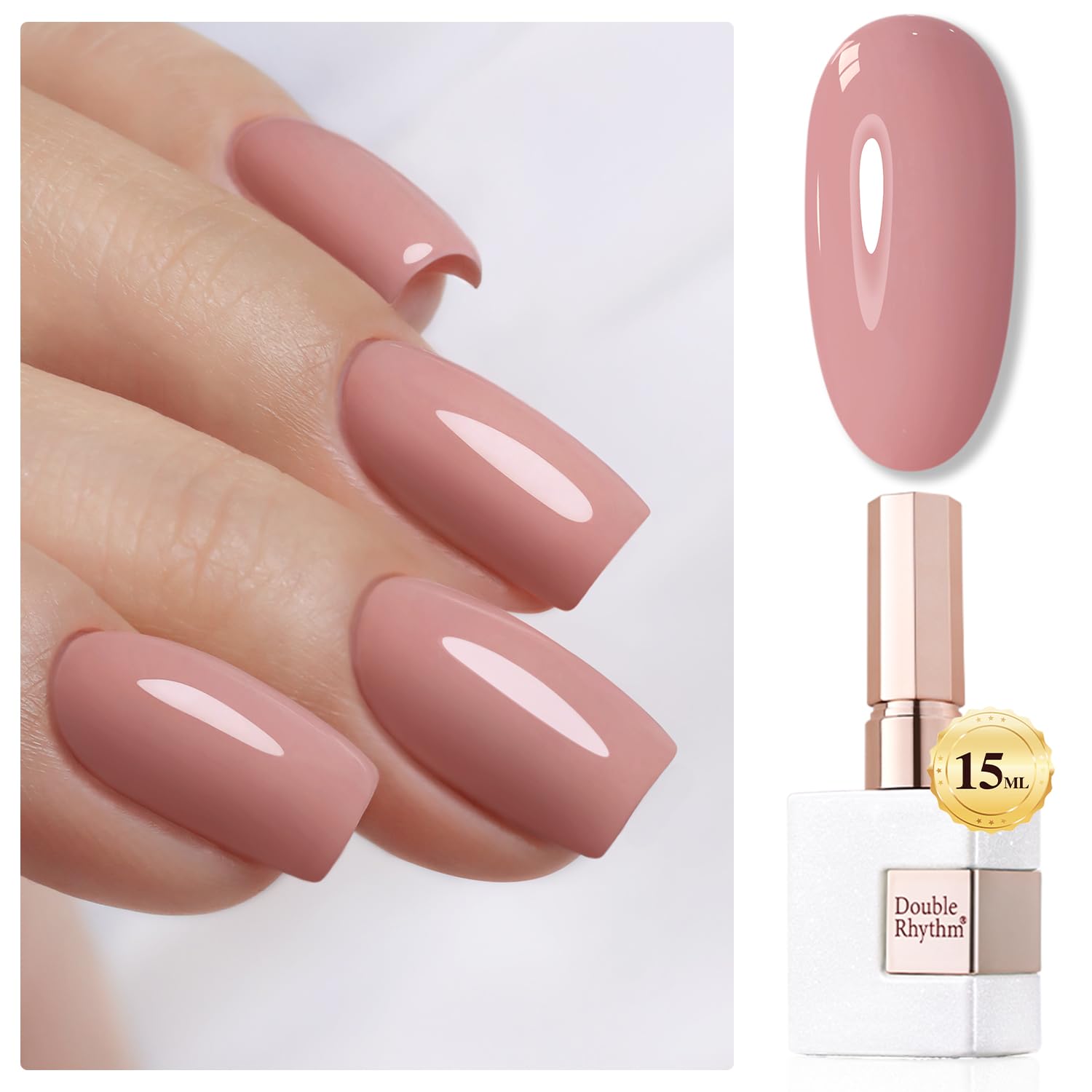 Double Rhythm Gel Polish 15ML Jelly Sheer Pastel