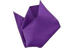 Vesuvio Napoli Solid Color Hankerchief Pocket Square Hanky Men's Handkerchiefs