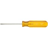 Xcelite X101BK Chrome Vanadium Steel Phillips Round Blade Screwdriver, #1 Head, 3" Blade Length