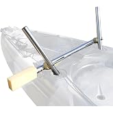 BKC Brooklyn UH-TM315 Kayak Trolling Motor Mount | Fits rod holder recesses, corrosion-resistant frame, holds 2-clamp motor up to 36 lb thrust, quick install