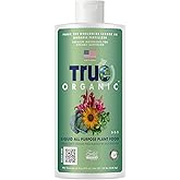 True Organic Liquid All Purpose Plant Food – Organic Fertilizer for Fruits, Flowers, Vegetables, Herbs & Foliage – Indoor & Outdoor Use – 32 fl. oz. – Covers 60 sq. ft.