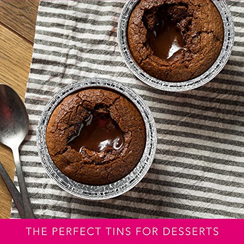 Premium Aluminum Foil Ramekins With Lids Heavy Duty Disposable Mini