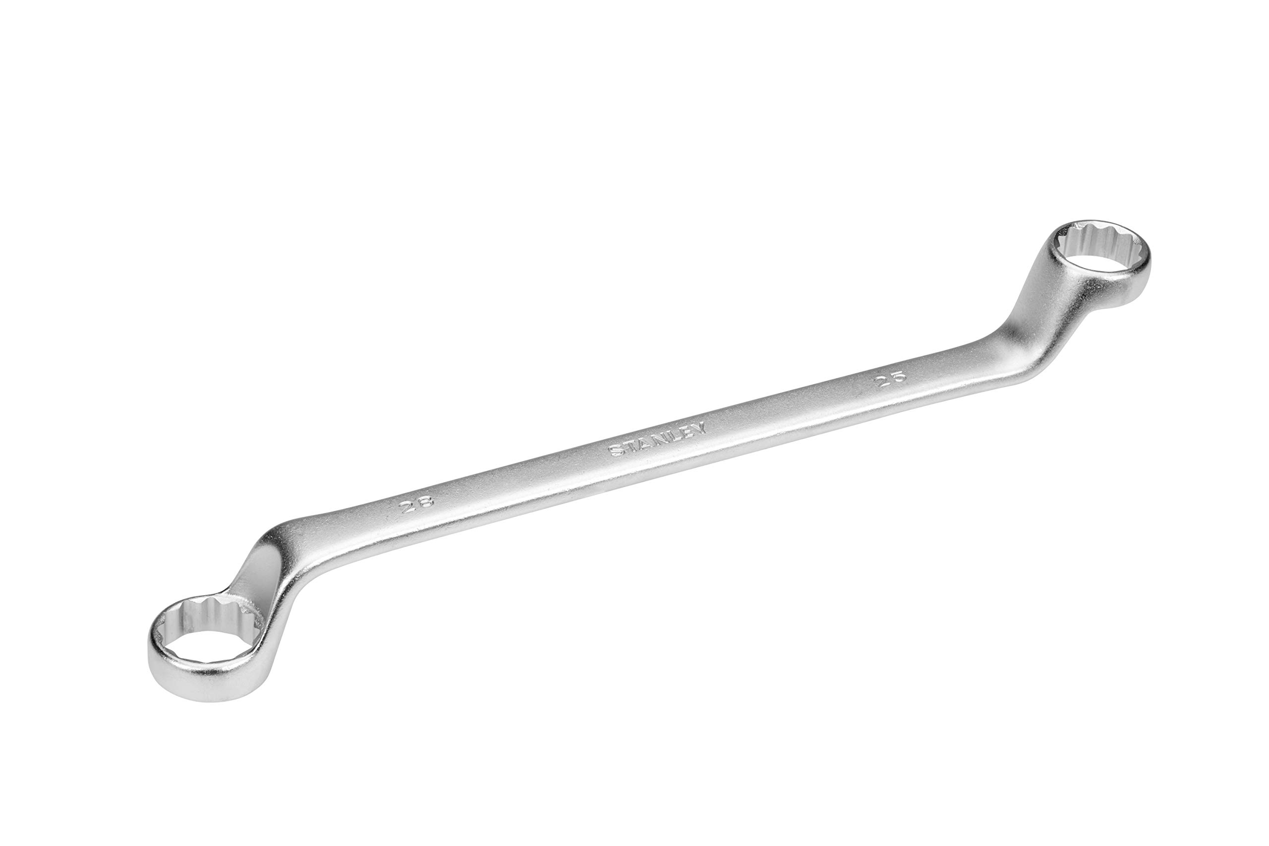 Stanley 1-13-367 Deep Cranked Ring Spanner, Silver, 25 x 28 mm