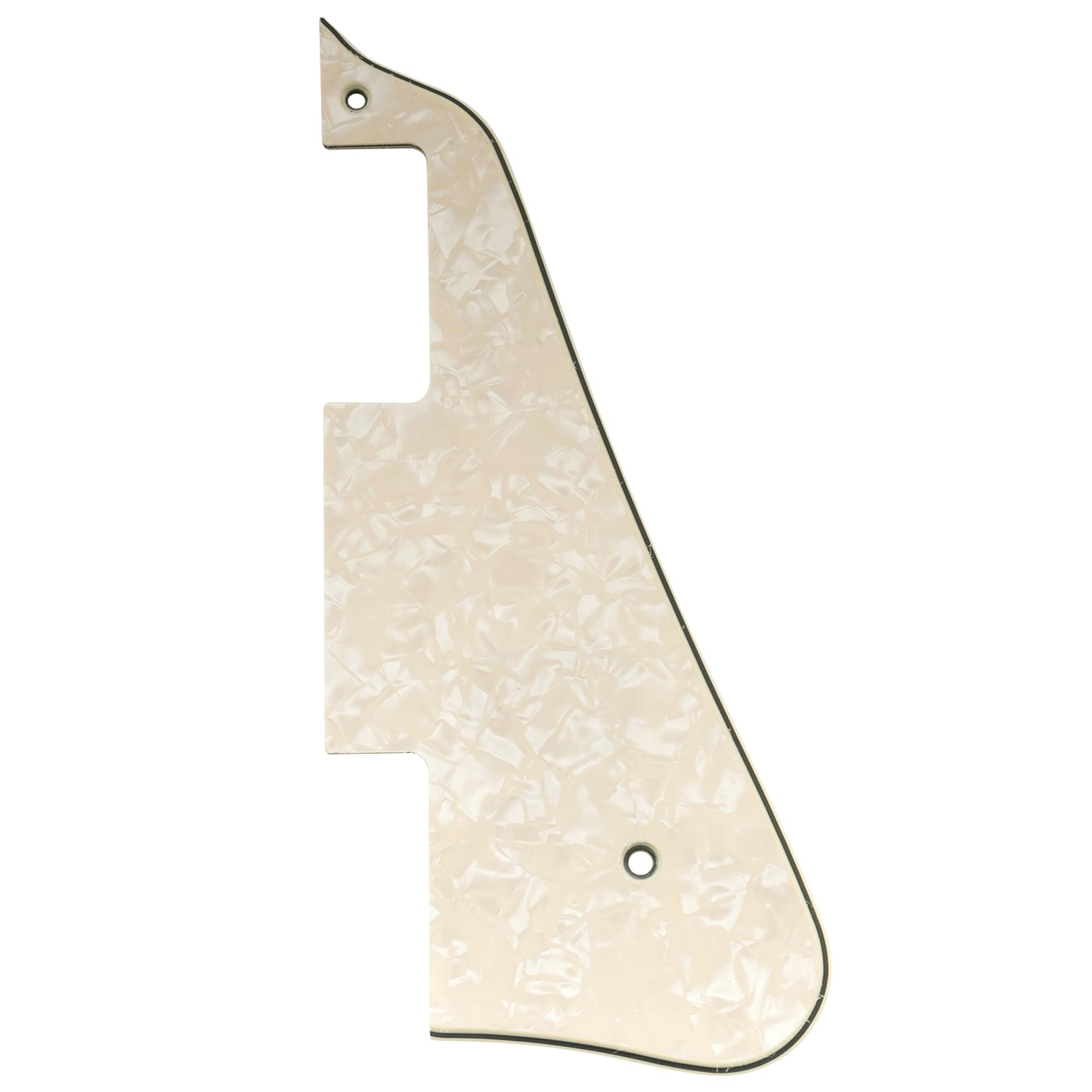 Musiclily Guitar Pickguard for China Made Epiphone Les Paul Standard Modern Style, 4Ply Parchment Pearl