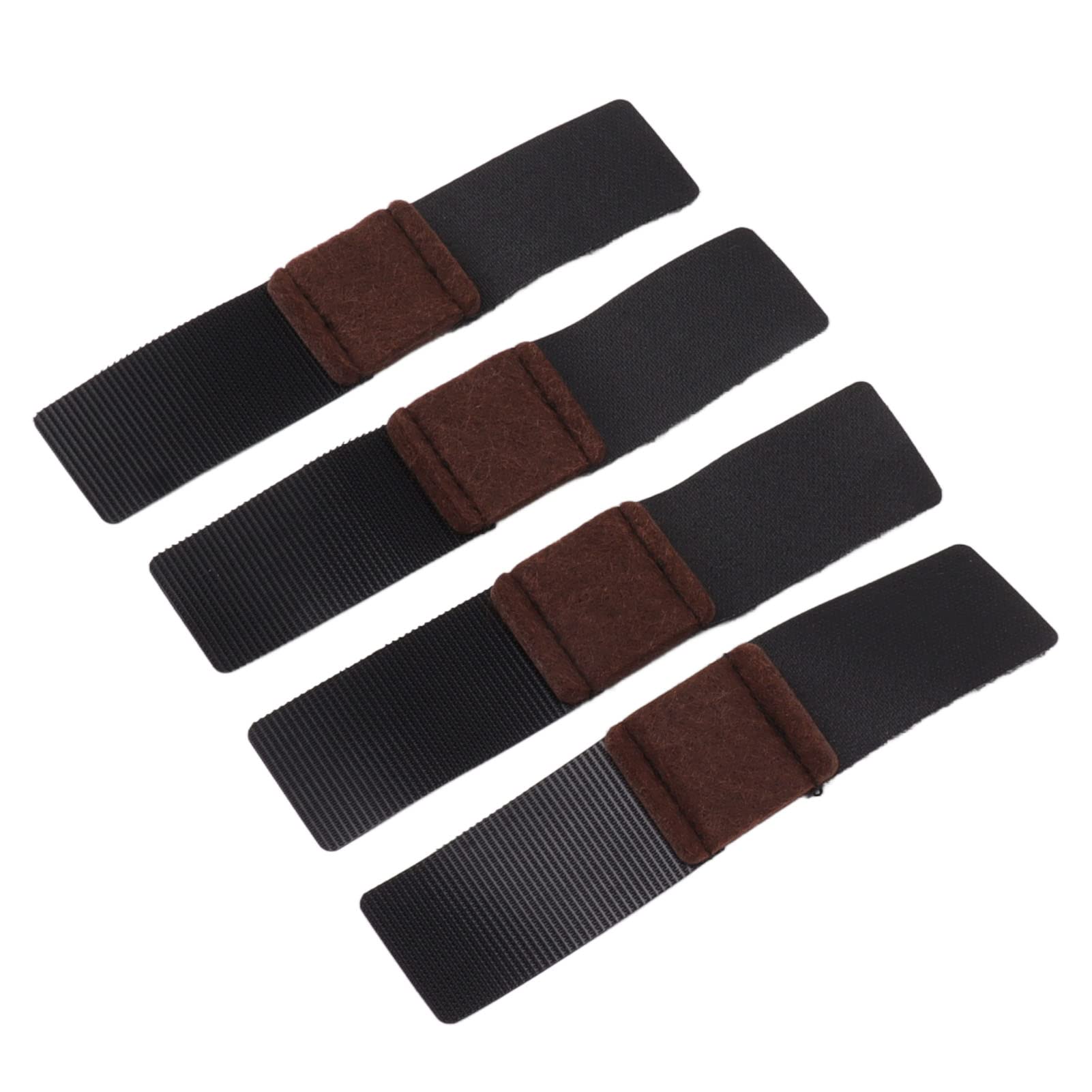 36Pcs Sled Base Chair Arched Felt Mat Nylon Polyester Chair Leg Floor Protectors Arched Felt Furniture Pads for Reduce Noise
