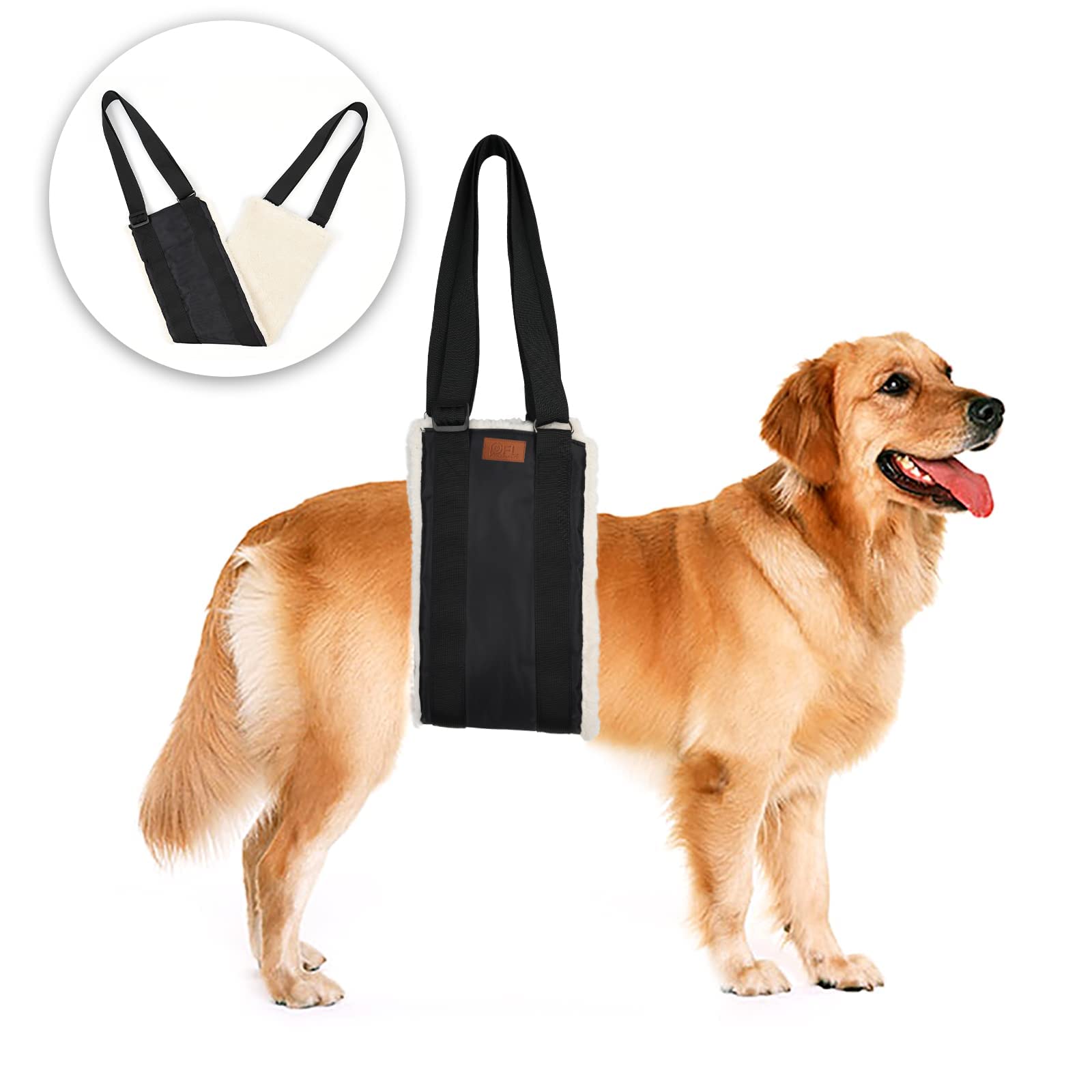Senior Dog Support Adjustable Pet Support Harness For Dog Rehabilitation Breathable Lift Sling With Padded Straps For Mobility