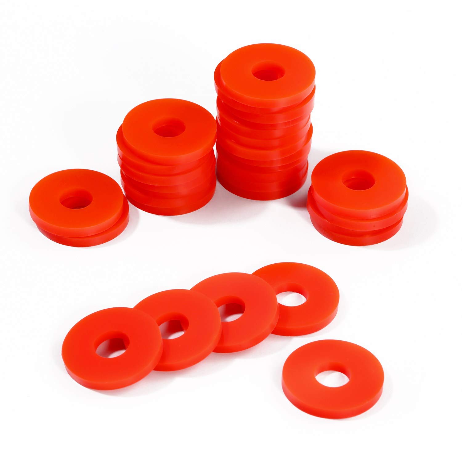 Litorange Grolsch Gaskets Silicone Seals - For Swing Top Bottles-40 Pack Combo Pack Red, Made from Soft Silicone (Not Rubber, Better Sealing Than Rubber)