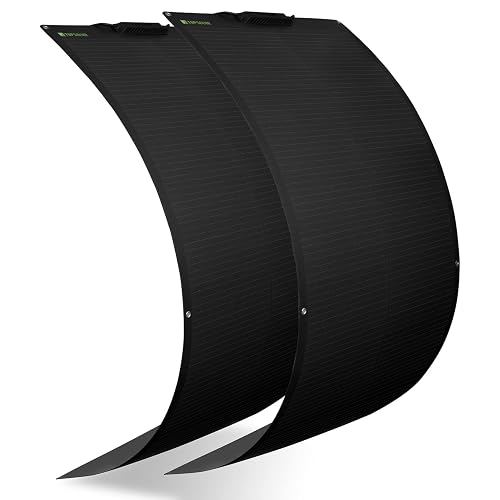 Flexibles Solarpanel 100W 12V Monokristallin – Biegsam, Für Boot, Wohnmobil, Van & Unebene Flächen, Mit ETFE-Beschichtung