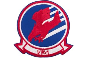 ROCKAPATCH Halloween Costume VF-1 US Navy Fighter Squadron Embroidered iron on Patch