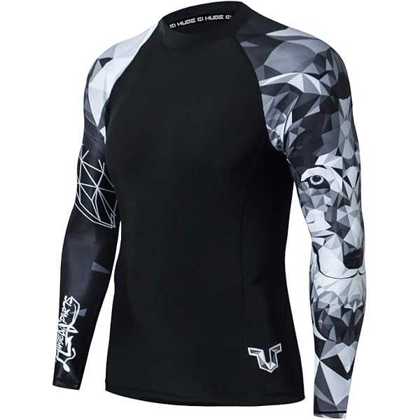 Spyder Manga Larga Rashguard - Camiseta Natación UPF 30+ Secado Rápido