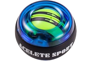 ACELETE Auto-Start 2.0 Gyro Ball Wrist Exerciser Power Ball Forearm Strengthener for Stronger Wrist Bones and Muscle