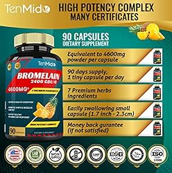 Tenmido Bromelain Extract Capsules