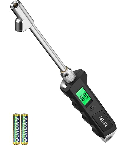2 Pack Heavy Duty Tire Air Pressure Gauge – Straight-on Dual Head, 150PSI For Truck & RV