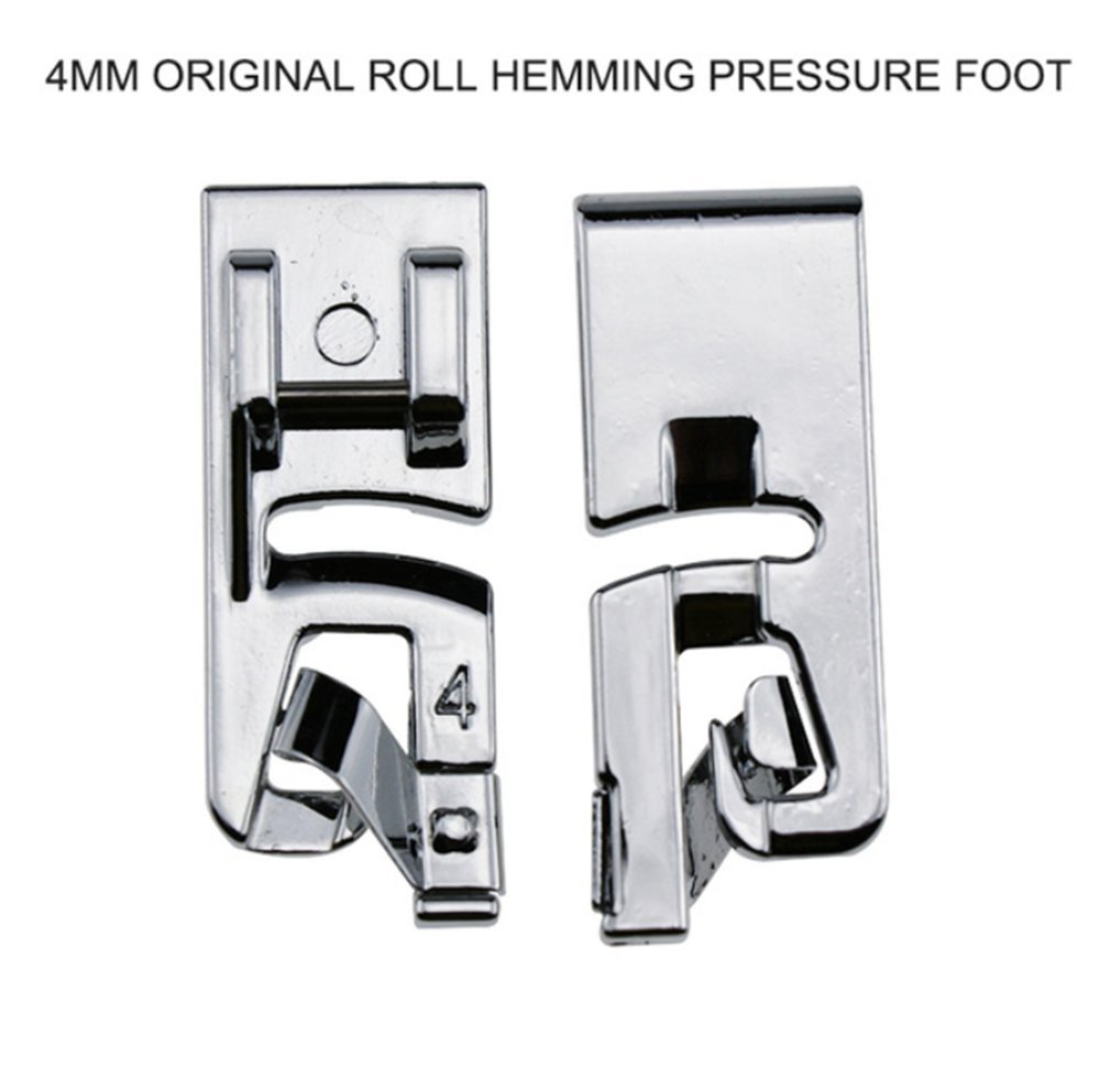 PannySewCraft Narrow Rolled Hem Foot 3 mm, 4 mm, 6 mm Fits All Low Shank Snap-On Singer, Brother, Babylock, Euro-Pro, Janome, Kenmore, White, Juki, New Home
