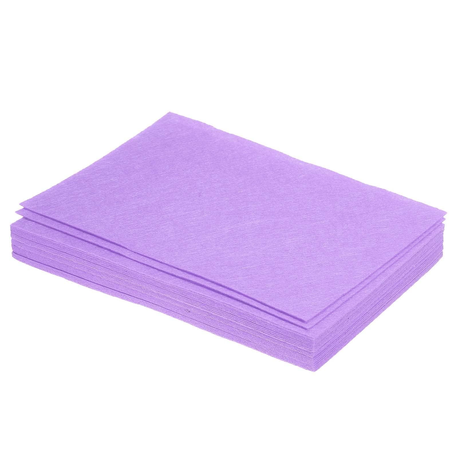 PATIKIL Soft Felt Sheets Fabric Craft Sheets Purple 12 Inch x 8 Inch for DIY, Hobby, Decoration Pack of 24