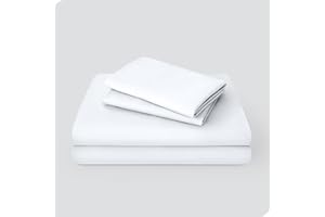 Ivy Union Full Extra Long Sheet Set - Breathable & Cooling Sheets - Extra Soft, Easy-Fit Bed Sheets - Deep Pockets - Bedding Sheets & Pillowcases (Full XL, White)