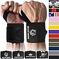 TECEUM Weightlifting 18" & 12" Wrist Wraps with Thumb Loop – Heavy Duty Wrist Workout Braces for Men and Women – Ideal for Powerlifting, Strength Training, Bodybuilding